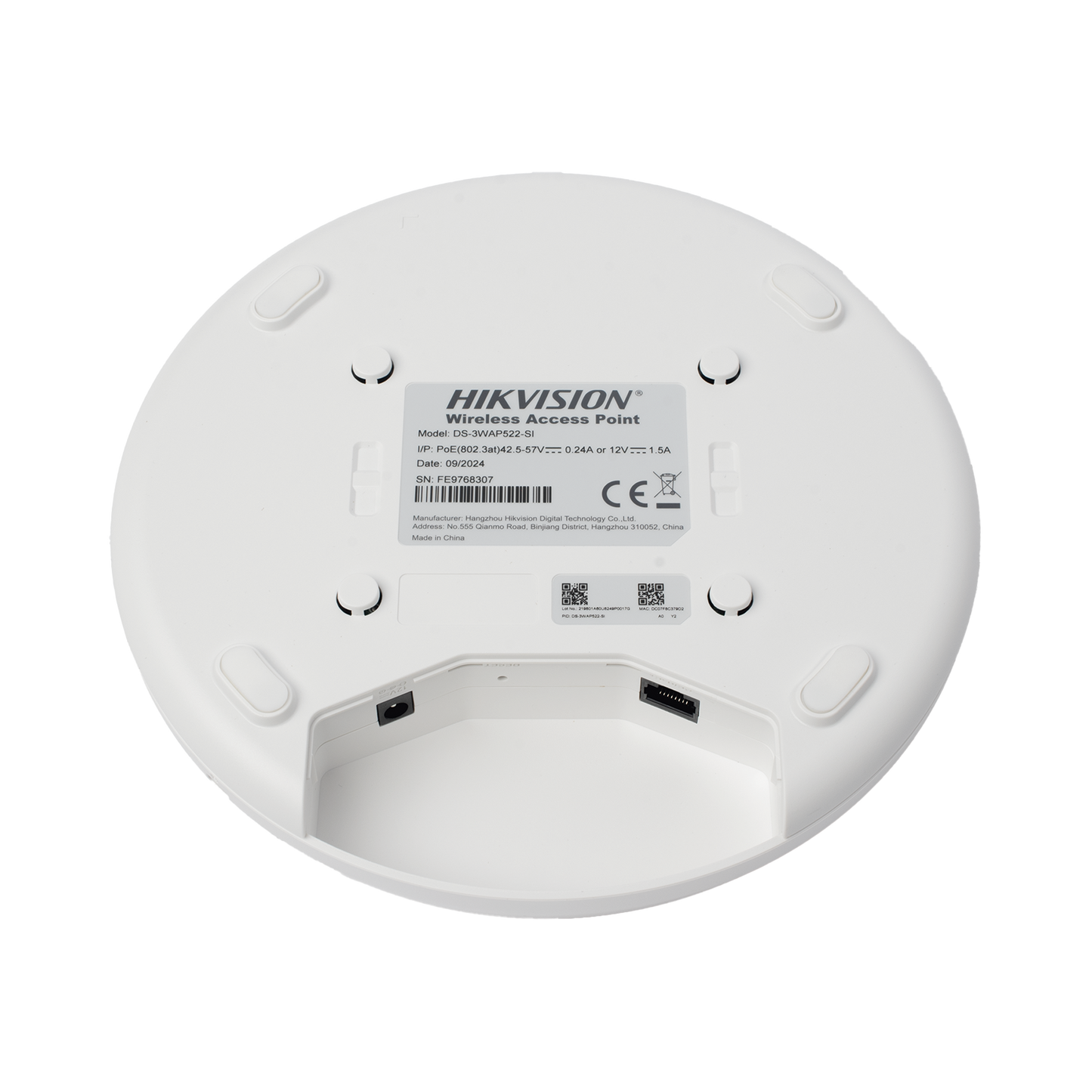 Punto de Acceso / Montaje en Techo o Pared / WiFi 5 / Soporta Roaming / PoE / Interior / Soporta hasta 256 Usuarios (80 Conexiones Simultaneas) / 1200 Mbps / 20 dB / Administración Gratuita desde la Nube HIKVISION - Imagen 2