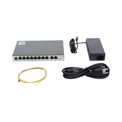 Routers Firewalls BalanceadoresHIKVISIONDS-3WG210GP-SIRouter Gigabit PoE+ 8 Puertos 2 WAN 200 Clientes Hikvision DS - 3WG210GP - SI - SILYMX