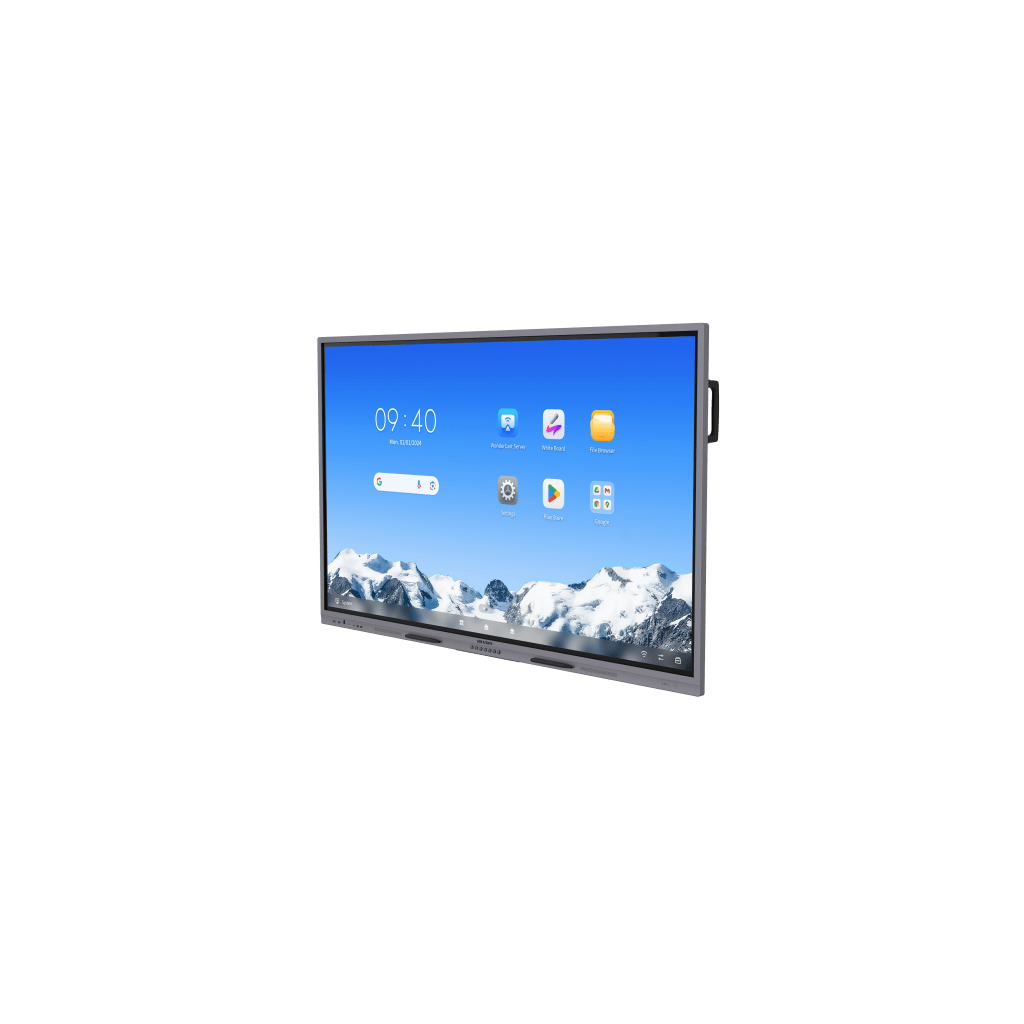 Pantalla Interactiva Touch de 86" Android 14 / Asistentes IA / Google Suite Preinstalado con Certificación EDLA / Resolución 4K / Bocinas Integradas / Entradas HDMI y VGA / Incluye 2 Lápices para Escribir HIKVISION - Imagen 1