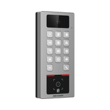 Videoporteros IPHIKVISIONDS-K1T502DBWX-CQRTeclado Videoportero Multiapartamento IP 2MP QR RFID PIN IP65 IK09 HikConnect Hikvision DS - K1T502DBWX - CQR - SILYMX