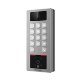 Videoporteros IPHIKVISIONDS-K1T502DBWX-CQRTeclado Videoportero Multiapartamento IP 2MP QR RFID PIN IP65 IK09 HikConnect Hikvision DS - K1T502DBWX - CQR - SILYMX