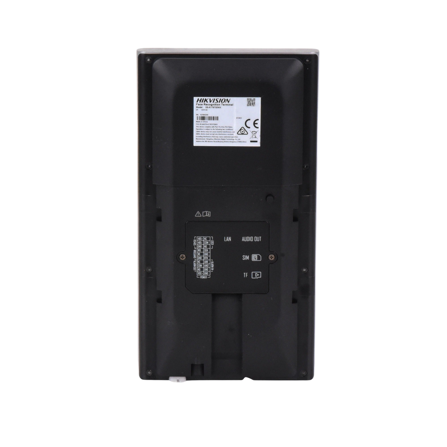 Terminal Facial Min Moe WiFi con pantalla de 7" Protección IP65 / 10,000 rostros y 50,000 tarjetas Soporta módulo lector de Huella QR y Bluetooth HIKVISION - Imagen 4