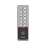 Teclado Exterior WiFi HIKVISION Antivandálico IP65 & IK08 Passwords con Horarios Acceso por PIN, Tarjeta MIFARE, Huella y Tarjeta Virtual Bluetooth DS-K1T805MBFWX - Imagen 1