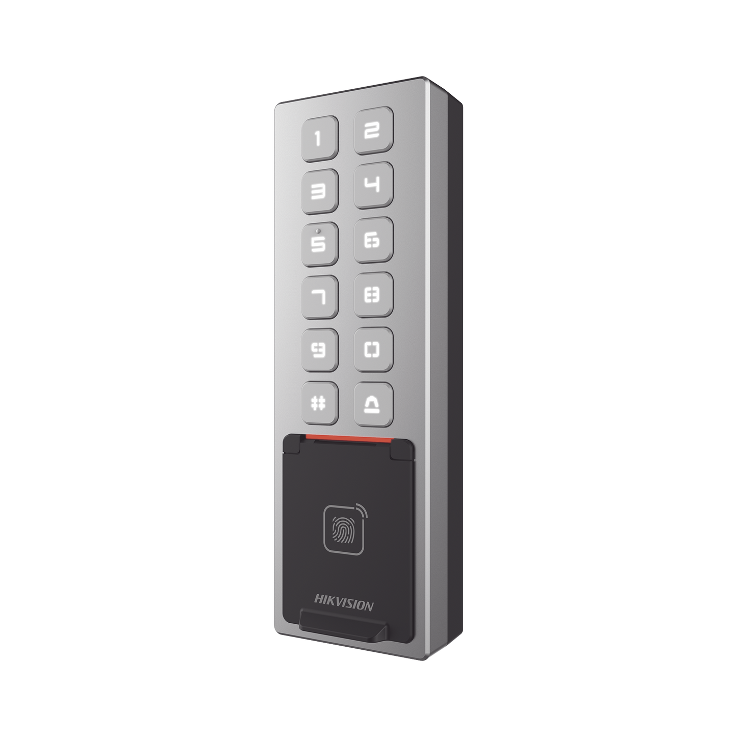 Teclado Exterior WiFi HIKVISION Antivandálico IP65 & IK08 Passwords con Horarios Acceso por PIN, Tarjeta MIFARE, Huella y Tarjeta Virtual Bluetooth DS-K1T805MBFWX - Imagen 2