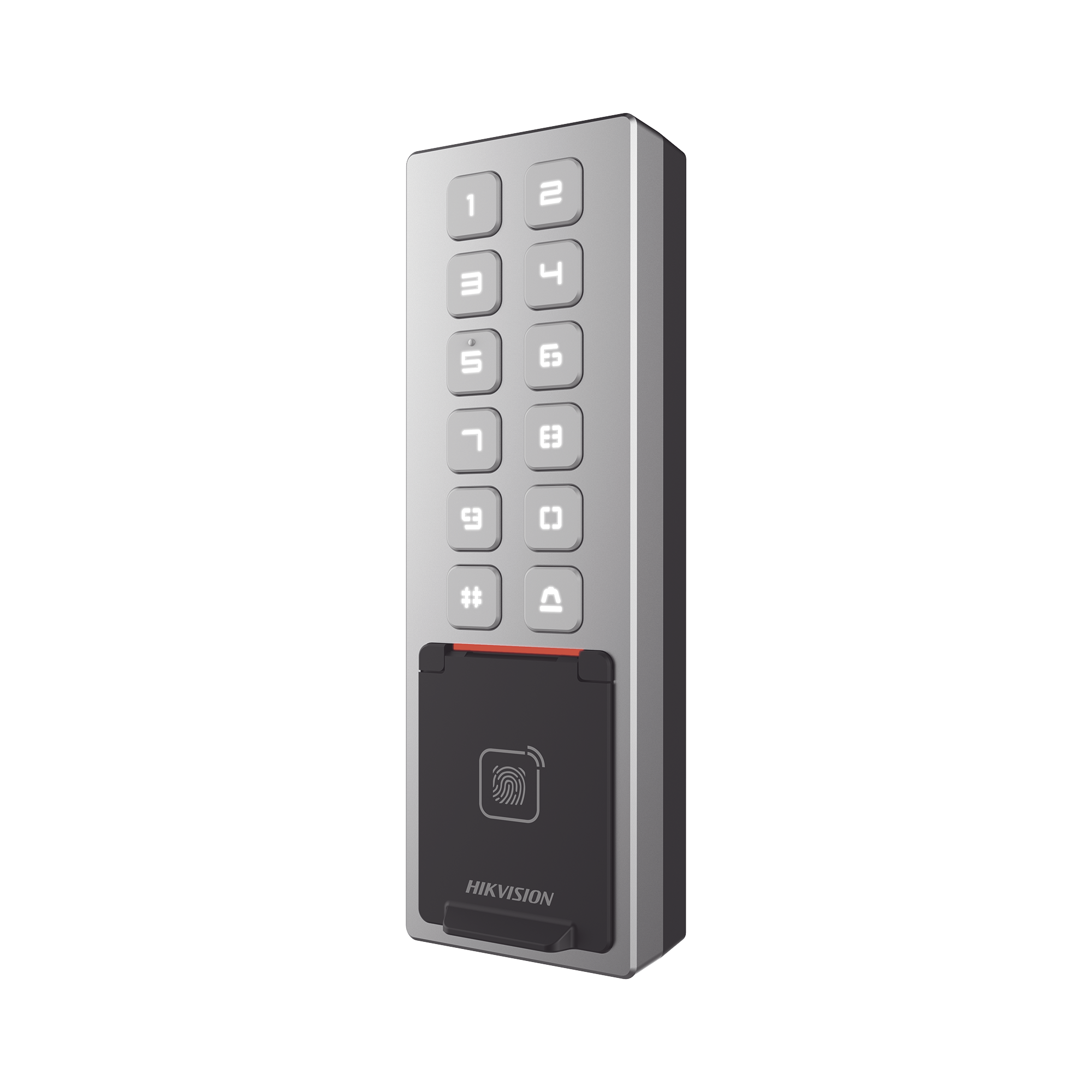 Teclado Exterior WiFi HIKVISION Antivandálico IP65 & IK08 Passwords con Horarios Acceso por PIN, Tarjeta MIFARE, Huella y Tarjeta Virtual Bluetooth DS-K1T805MBFWX - Imagen 2