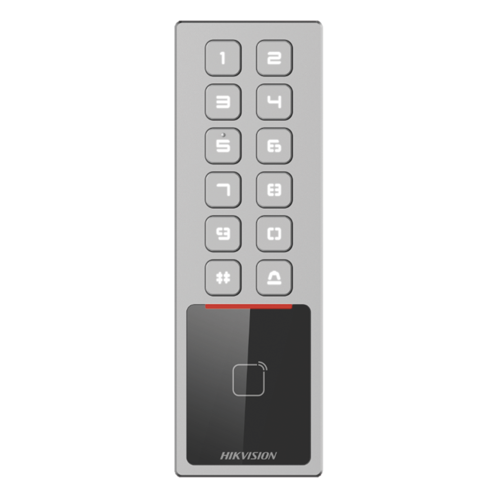 Teclado y lector de tarjetas para accesos autonomo en exterior HIKVISION - Imagen 1
