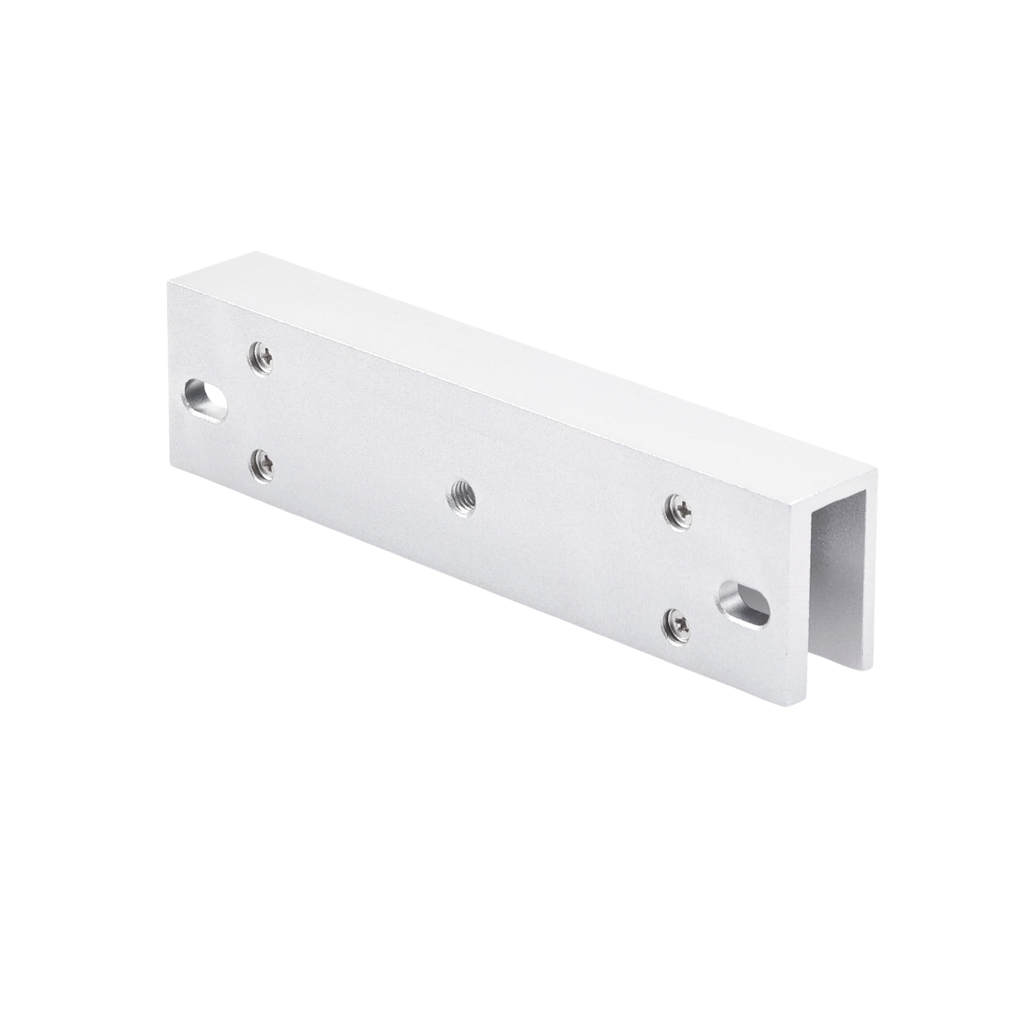 Montaje en "U" para Instalación de Chapa Magnética DS-K4H258S en Puerta de Cristal (Vidrio) HIKVISION - Imagen 1