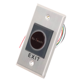 Boton de Salida Sin Contacto IR LED 5-15cm NO/NC 12-24 VCD Acero Inoxidable Hikvision DS-K7P07 - Imagen 4
