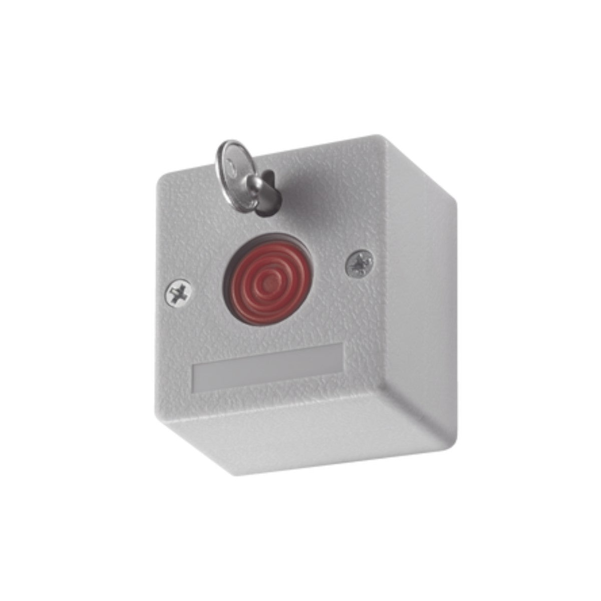 Botón de Pánico Cableado Compatible con Cualquier Panel de Alarma Llave de Seguridad NA NC Material Retardante al Fuego ABS DS-PD1-EB - SILYMX