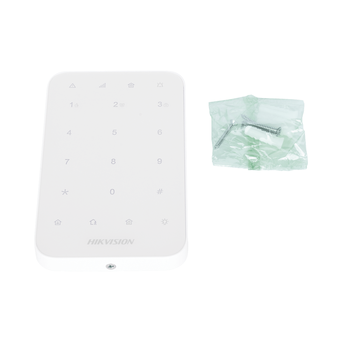 Teclados para PanelHIKVISIONDS-PK1-E-WBTeclado Inalámbrico Ax Pro Armado Desarmado Automatización Control Relevadores Hikvision DS - PK1 - E - WB - SILYMX