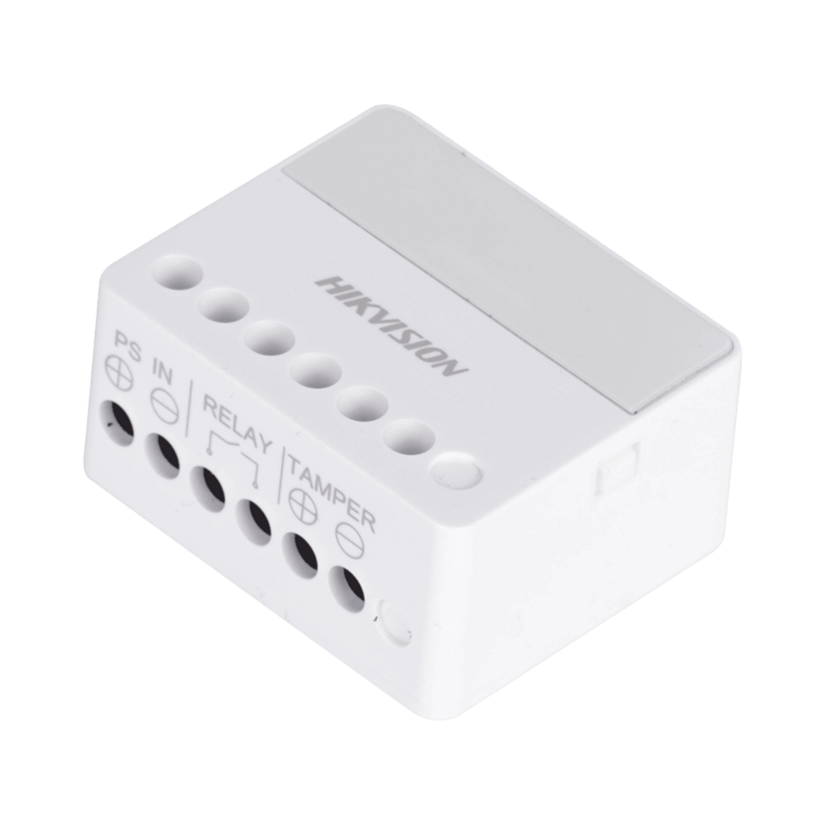 Alarmas/IntrusiónHIKVISIONDS-PM1-O1L-WBRelevador Inalámbrico AX PRO 1 Entrada Alarma 1 Salida 0 - 36 Vcc Max 5A Hikvision DS - PM1 - O1L - WB - SILYMX