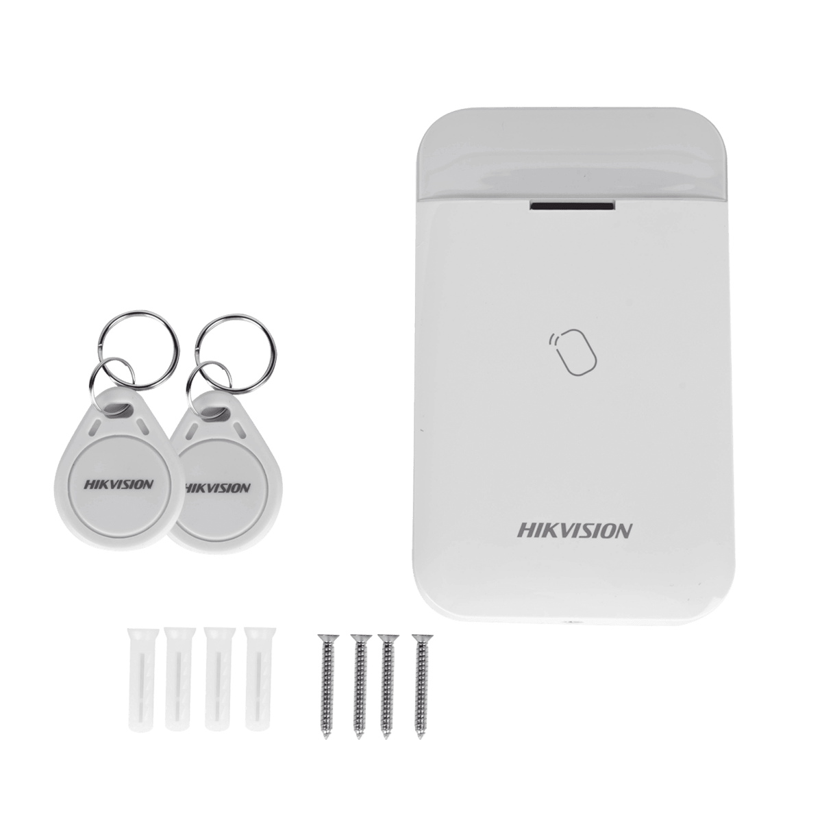 Alarmas y AccesoriosHIKVISIONDS-PT1-WBLector de Tag Inalámbrico AX PRO Armar Desarmar 2 Tags Incluidos Hikvision DS - PT1 - WB - SILYMX