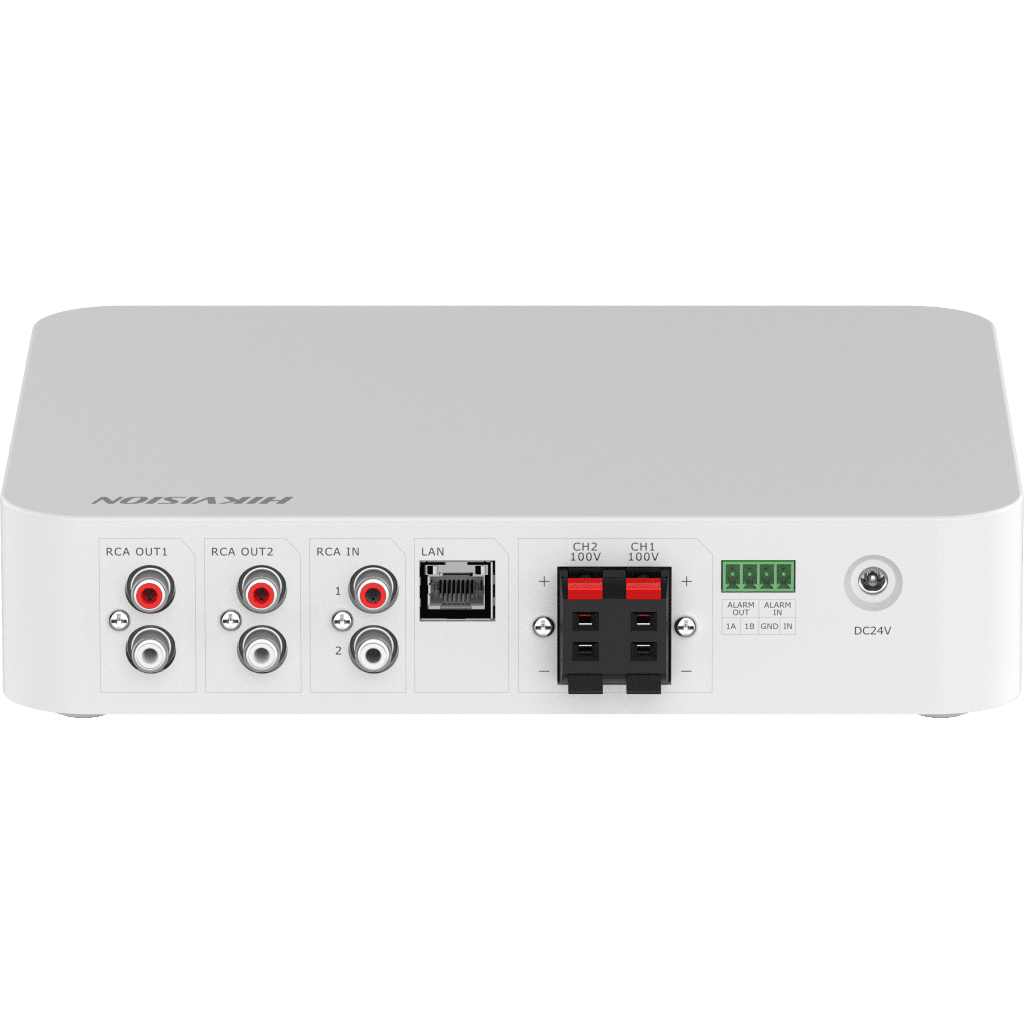 Equipos de AudioHIKVISIONDS-QAE1A80G1-VB(B)Amplificador Audio 2 Canales 40W Bluetooth 100V Hik - Connect Hikvision DS - QAE1A80G1 - VB(B) - SILYMX