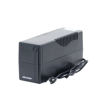UPS No Break de 1000 VA 600W Protección Contra Descarga Entrada y Salida 120 VCA 6 Tomas NEMA 5-15R 4 con Respaldo y 2 sin Respaldo DS-UPS1000-X HIKVISION - Imagen 1