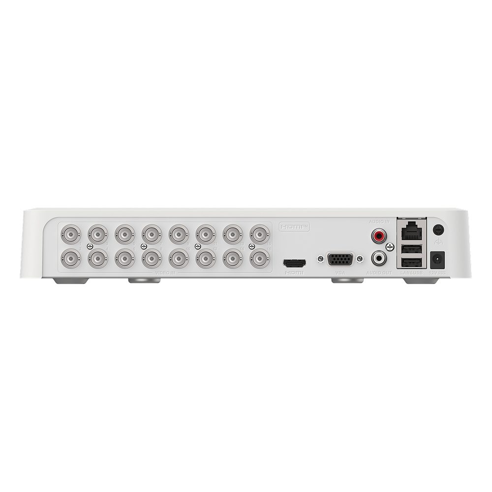 DVR Pentahíbrido / 16 Canales TurboHD + 2 IP / 2 Megapixel 1080p Lite / AcuSense Lite / Audio Bidireccional Coaxitron / H.265+ / Full HD HiLook by HIKVISION - Imagen 5