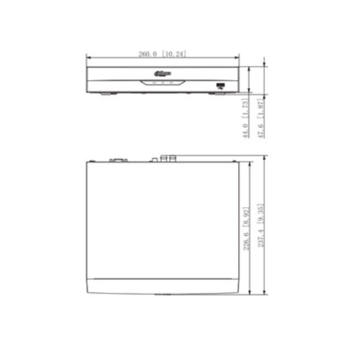 Dvr De 5mp Lite Con Wizsense Soporta 4 Canales 2 Ip DH-XVR5104HS-I3 - SILYMX