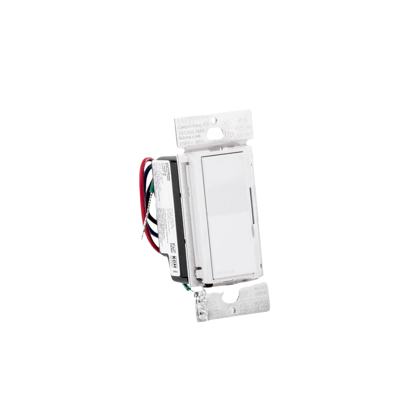 (Caseta Wireless) DIVA Atenuador de pared. Aumenta/Disminuye Intensidad de Iluminación. No requiere cable neutro. 150W LED / 600W INC/HAL LUTRON CASETA WIRELESS - Imagen 2