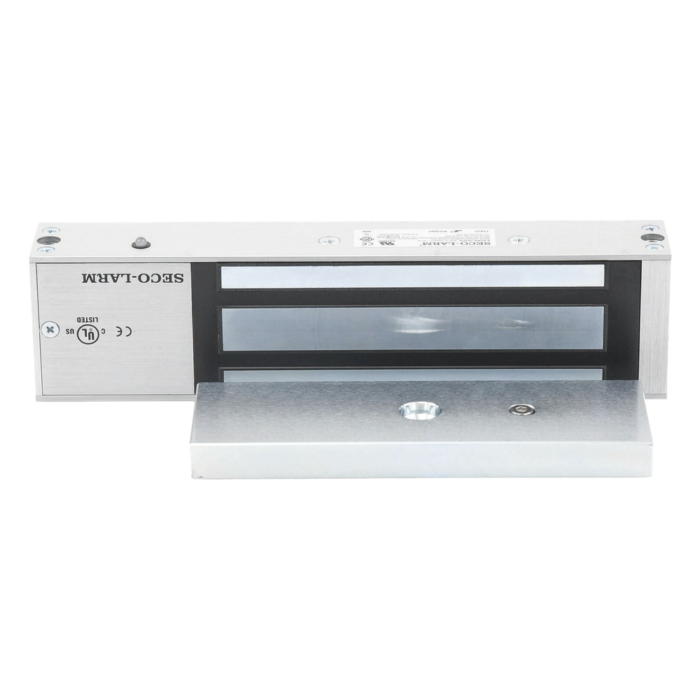 Chapa Magnética / 1200 lbs (545 kg) / Sensor de Unión y Posición / LED Bicolor / 12/24 Vdc Seleccionable / UL / Sin Magnetismo Residual ENFORCER SECOLARM - Imagen 2