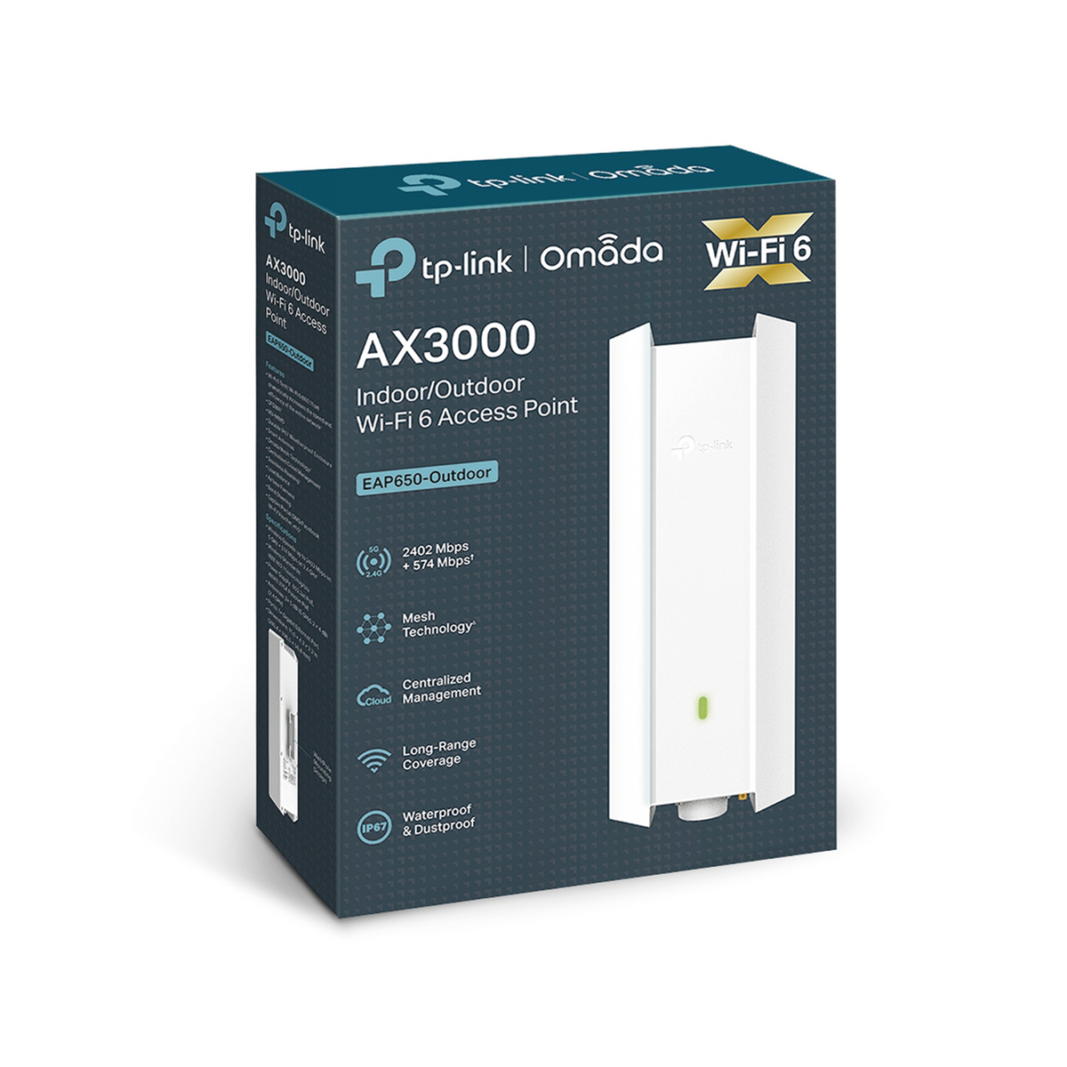 Punto De Acceso Wifi 6 Para Interiores Y Exteriores Tp-link EAP650-OUTDOOR - Imagen 2