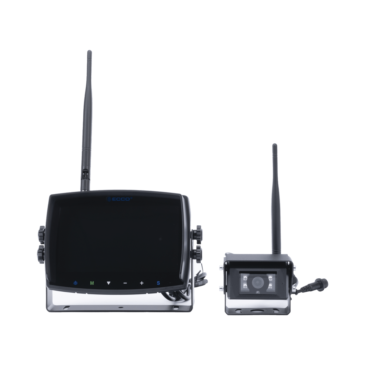 Camaras IP BalaECCOEC7008WK2Sistema Reversa Inalámbrico Monitor 7" Táctil Cámara Infrarroja IP69K ECCO EC7008WK2 - SILYMX
