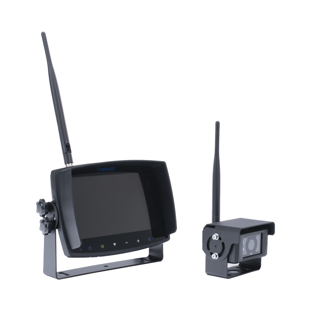 Camaras IP BalaECCOEC7008WK2Sistema Reversa Inalámbrico Monitor 7" Táctil Cámara Infrarroja IP69K ECCO EC7008WK2 - SILYMX