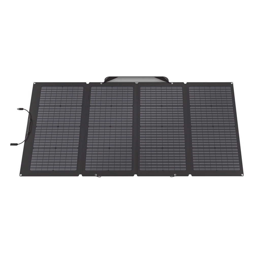 Módulo Solar Portátil y Flexible de 220W Recomendado para Estaciones Portátiles EFD330, EFD350 ó EFD500 / Ajuste de Ángulo / Carga Eficiente / Incluye Cable XT60 a MC4 ECOFLOW - Imagen 2