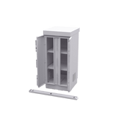 Gabinetes para IntemperieEPCOM INDUSTRIALEFCB051106WGabinete Seguridad Lamina Galvanizada Hasta 6 Baterias PL110D12 Mesa Interior EPCOM INDUSTRIAL EFCB051106W - SILYMX