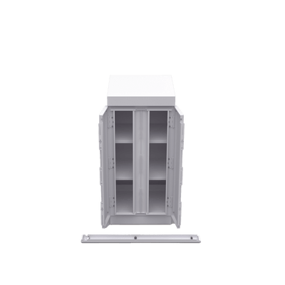 Gabinetes para IntemperieEPCOM INDUSTRIALEFCB051106WGabinete Seguridad Lamina Galvanizada Hasta 6 Baterias PL110D12 Mesa Interior EPCOM INDUSTRIAL EFCB051106W - SILYMX