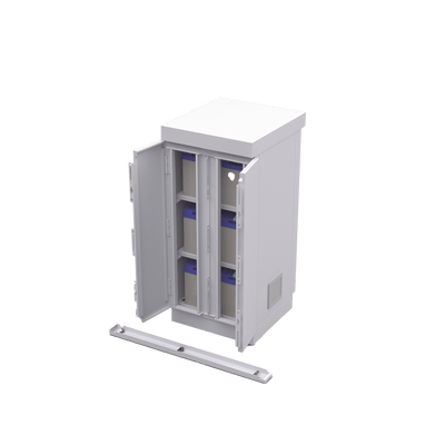 Gabinetes para IntemperieEPCOM INDUSTRIALEFCB051106WGabinete Seguridad Lamina Galvanizada Hasta 6 Baterias PL110D12 Mesa Interior EPCOM INDUSTRIAL EFCB051106W - SILYMX