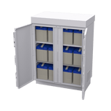 Gabinetes para BateriasEPCOM INDUSTRIALEFCB091206WGabinete Lámina Galvanizada 12 Baterías PL110D12 Comunicación EPCOM INDUSTRIAL EFCB091206W - SILYMX