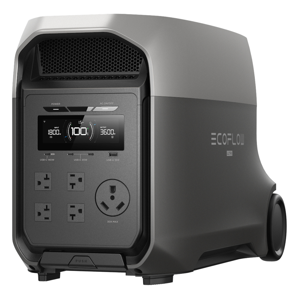 Estación de Energía Portátil / 3072 Wh / Salida 3600 W (Surge 7200 W) / Batería LiFePO4 / Carga 0-80% en 89 min / UPS 10 ms / ≤25 dB ECOFLOW - Imagen 2