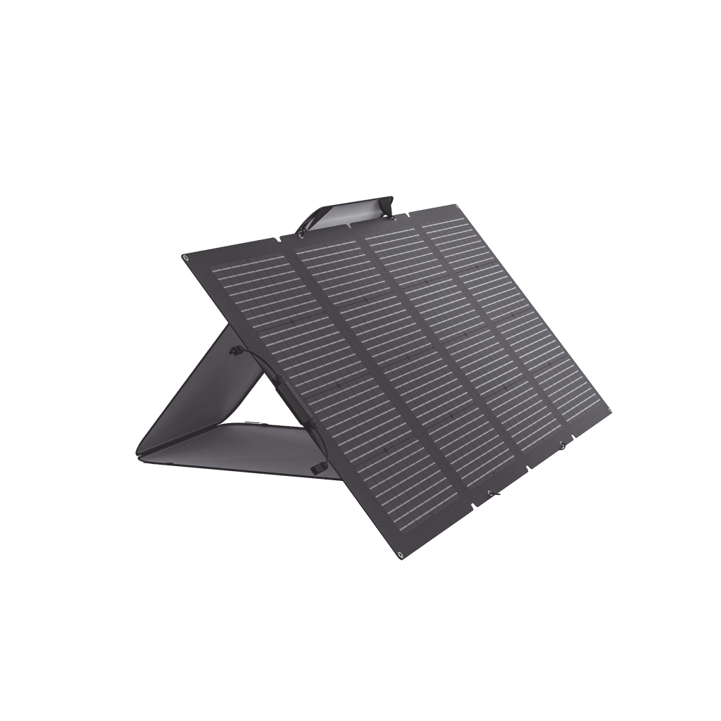 Panel Solar Bifacial / 220W Frontal + 155W Trasera / IP68 / Ajuste de Ángulo / Cable XT60 a MC4 / Portátil y Flexible ECOFLOW - Imagen 1