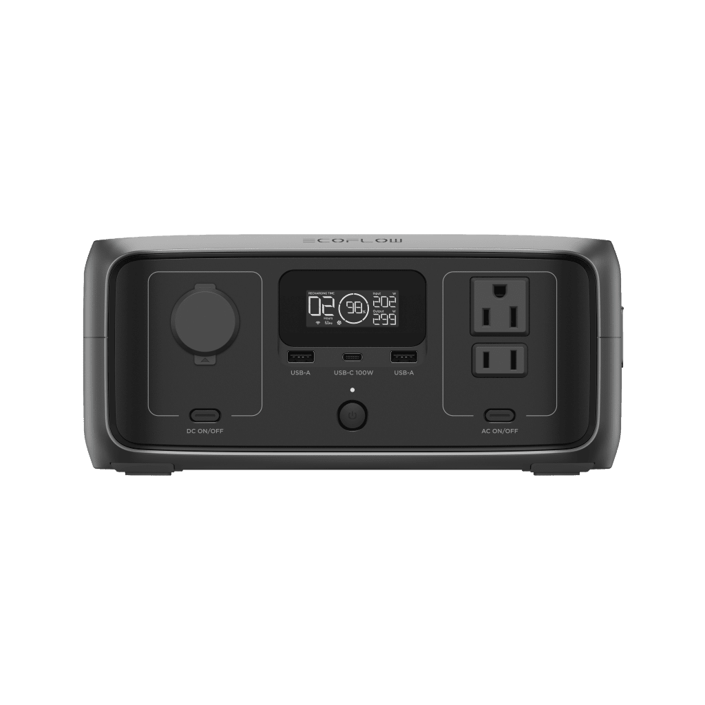 No break UPSECOFLOWEFR3Estación de Energía Portátil 245Wh USB - C 100W Carga Solar WiFi EcoFlow River 3 EFR3 - SILYMX