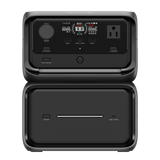 No break UPSECOFLOWEFR3MAXPLEstación Energía Portátil 858Wh Litio LFP 2 AC 300W USB - C 100W Carga Solar WiFi EcoFlow River 3 EFR3MAXPL - SILYMX