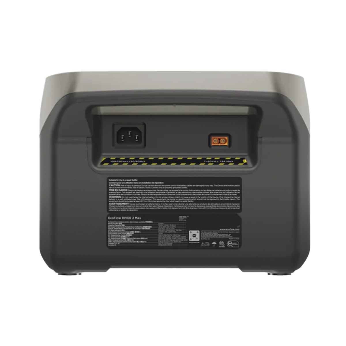 EcoFlow River 2 Max | Estación de Energía Portátil 512Wh Litio LFP 4 AC 500 W (Max. 1000W) 1 USB-C 100W 3 USB -A 12W Cargador de Coche 8A a 12 o 24V Conectividad WiFi y Bluetooth (App) Carga Solar 220W Max ECOFLOW EFR610 - Imagen 1