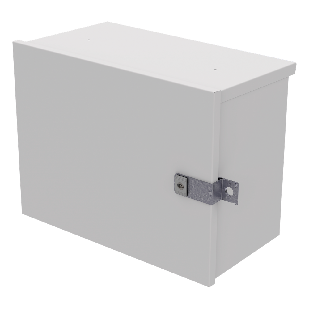 Gabinete de Acero Galvanizado, para Instalación de 1 Batería PL110D12, (550 x 420 x 290 mm) Instalación en piso o poste, accesorios (No incluidos) EPCOM INDUSTRIAL - Imagen 4