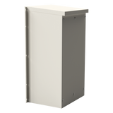 Gabinete Acero Galv. para 2 Baterías PL110D12 (400 x 730 x 300mm). Puerta Ventilada. Acc. para piso o poste No incluidos. EPCOM INDUSTRIAL - Imagen 4