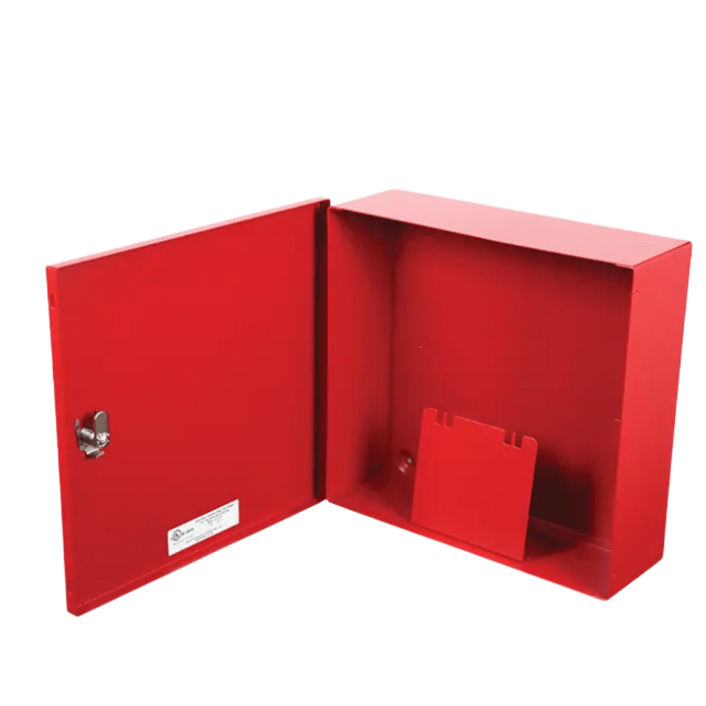 Caja de Registro de Sistema / Metal Calibre 18 / Cerradura de Pulgar / 12 x 12 x 4 pulgadas / UL/cUL Tipo 1 / Compatible con ADA STI - Imagen 2