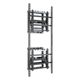 Soporte Modular para Pantallas / Altura Ajustable 200 a 1600 mm (7.9 a 63.0 in) / Ancho 600 mm (23.6 in) / Profundidad Ajustable 134 a 300 mm (5.3 a 11.8 in) / Montaje Horizontal y Vertical / Acero 10.2 mm EPCOM INDUSTRIAL - Imagen 1
