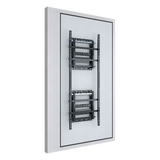 Soporte Modular para Pantallas / Altura Ajustable 200 a 1600 mm (7.9 a 63.0 in) / Ancho 600 mm (23.6 in) / Profundidad Ajustable 134 a 300 mm (5.3 a 11.8 in) / Montaje Horizontal y Vertical / Acero 10.2 mm EPCOM INDUSTRIAL - Imagen 3