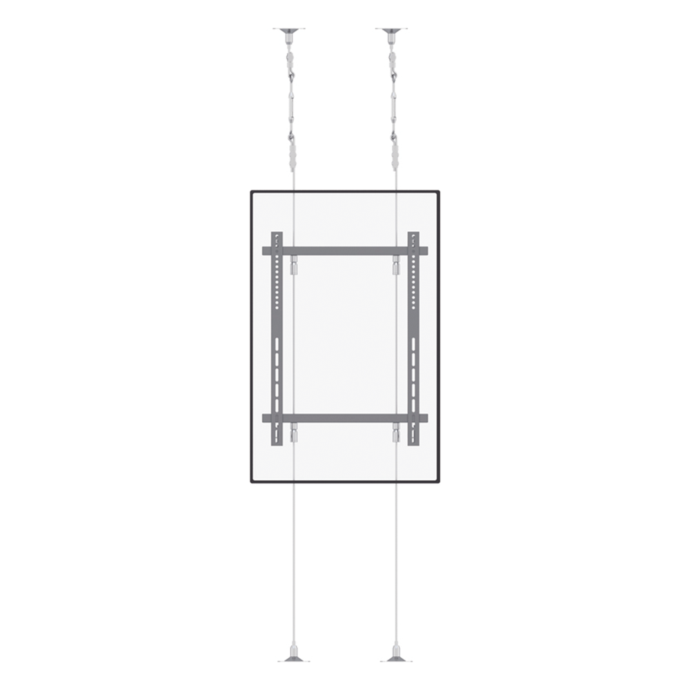 Soporte de Montaje Suelo a Techo / Pantallas 32" ~ 75" / Carga Máxima 30 kg / VESA 400 x 600 mm / Cableado de Acero EPCOM INDUSTRIAL - Imagen 1