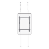 Soporte de Montaje Suelo a Techo / Pantallas 32" ~ 75" / Carga Máxima 30 kg / VESA 400 x 600 mm / Cableado de Acero EPCOM INDUSTRIAL - Imagen 1