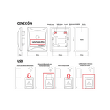 Accesorios Control de Accesos y AsistenciaZKTECOEnergy Saving Switch - AllMódulo Ahorro Energía Hotel 110V 30A Control Tarjeta Óptico ZKTeco Energy Saving Switch All - SILYMX