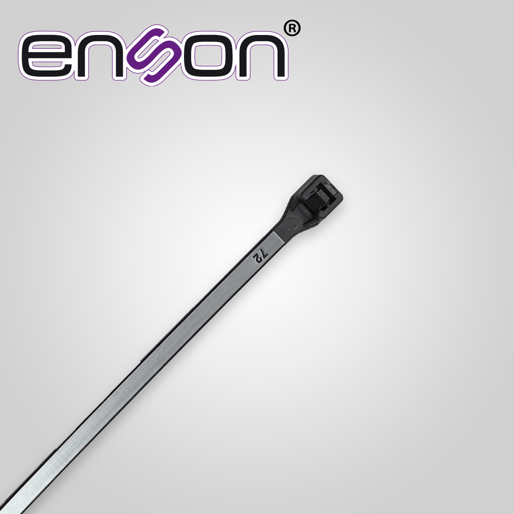 CINCHO DE NYLON ENSON ENS-CH190B COLOR NEGRO DE 4.8 X 190MM DE LONGITUD FUERZA DE TENSION DE HASTA 22 KGS - Imagen 3