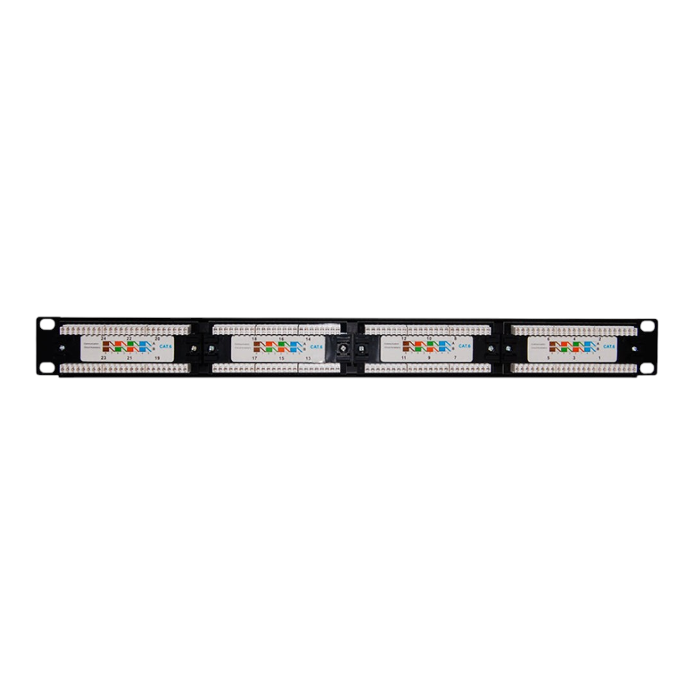 Patch Panel Cat6 De 24 Puertos Precargado 1 UR Enson ENS-PA24P6 - Imagen 3