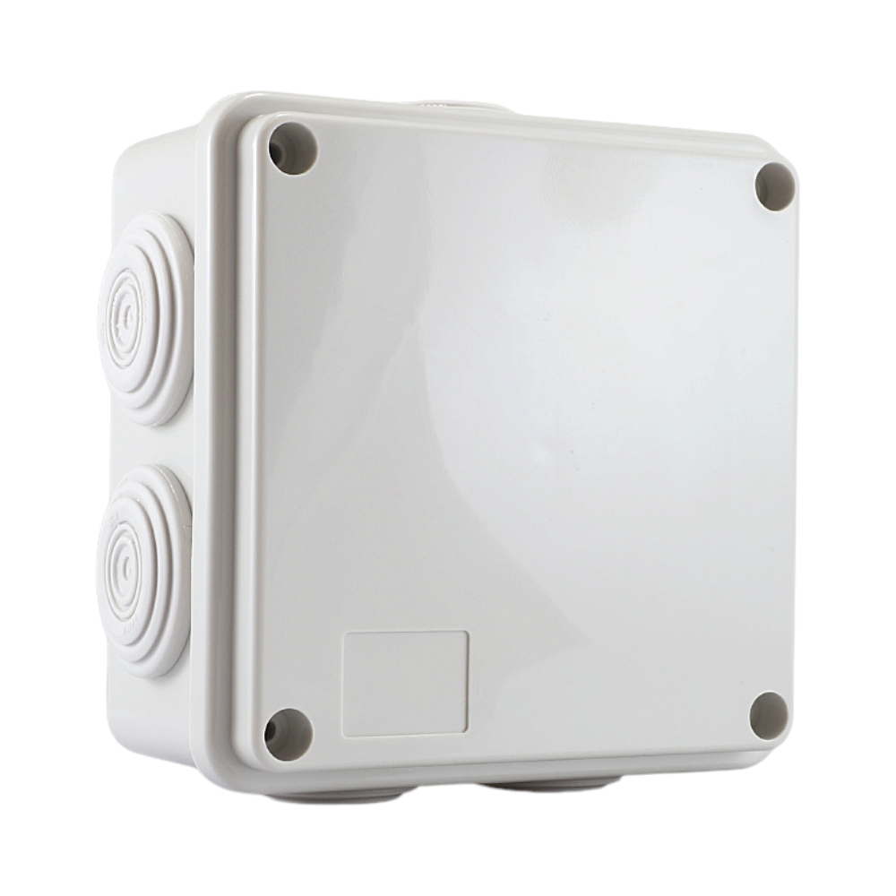Caja de Plastico 100x100x50 mm IP66 Sello de Goma Conexion a Tuberia 1 Pulgada ENSON ENS-PCB1010 - Imagen 1