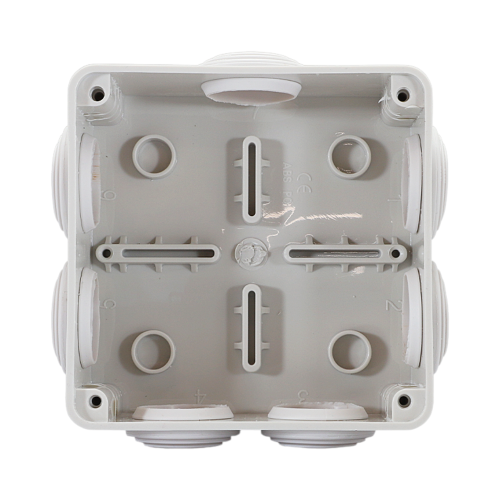 CAJA DE PLASTICO ENSON ENS-PCB1010 100X100X50 MM CON SELLO DE GOMA GRADO DE PROTECCION IP66 MULTIPLES CONEXIONES A TUBERIA DE 1 PULGADA - Imagen 5