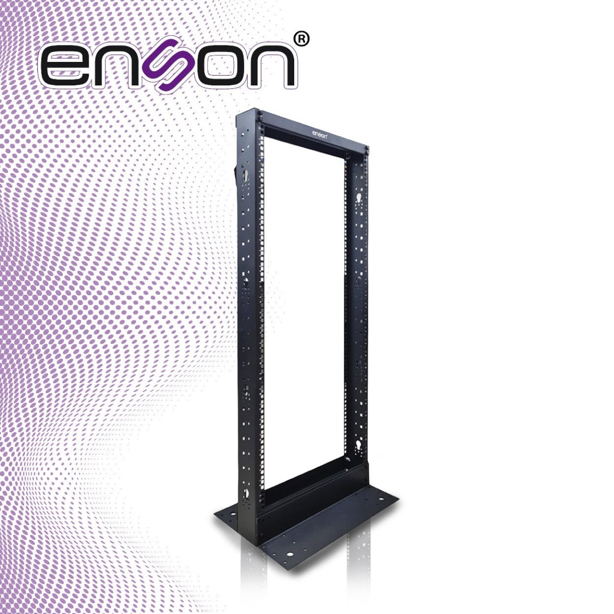 Racks AbiertosENSONENS-RACK248Rack Vertical 25UR Dos Postes Empotrable Equipos Red Cableado Estructurado ENSON ENS - RACK248 - SILYMX