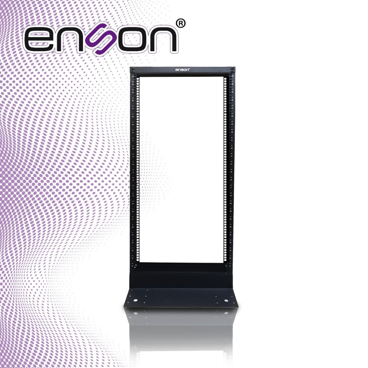 Racks AbiertosENSONENS-RACK248Rack Vertical 25UR Dos Postes Empotrable Equipos Red Cableado Estructurado ENSON ENS - RACK248 - SILYMX
