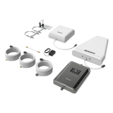 Kit Amplificador de Señal Celular 5G Mejora las llamadas y VoLTE tecnologías 2G, 3G, 4G y 5G TELCEL, AT&T, MOVISTAR y OMV de Altán hasta 2 espacios de 250 m2 EP-5G-PBS EPCOM - Imagen 1